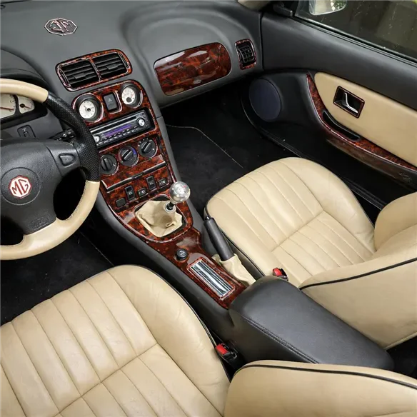 MG MG-F 1995-2000 3D Cockpit Dekor Interieurleisten Set 12-teilig