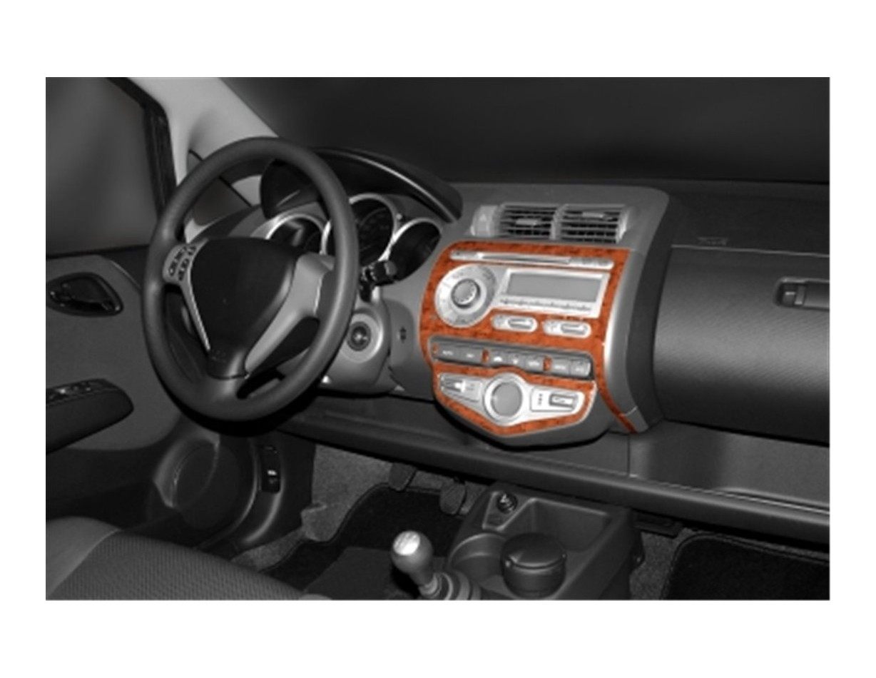 Honda Jazz 01.2002 3M 3D Interior Dashboard Trim Kit Dash Trim Dekor 7-Parts