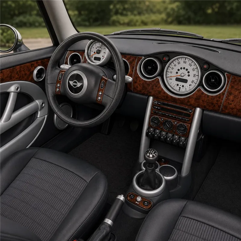 Mini Cooper R50 R53 2003-2008 3D Cockpit Dekor Interieurleisten Set 33-teilig
