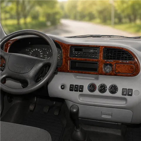 Ford Transit 1997-2000 3D interieur dashboard decoratieset dashboard decor 8-delen