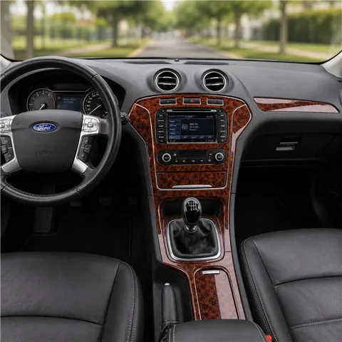 Ford Mondeo 2012-Actualidad kit 3D de molduras interiores para salpicadero 16 piezas