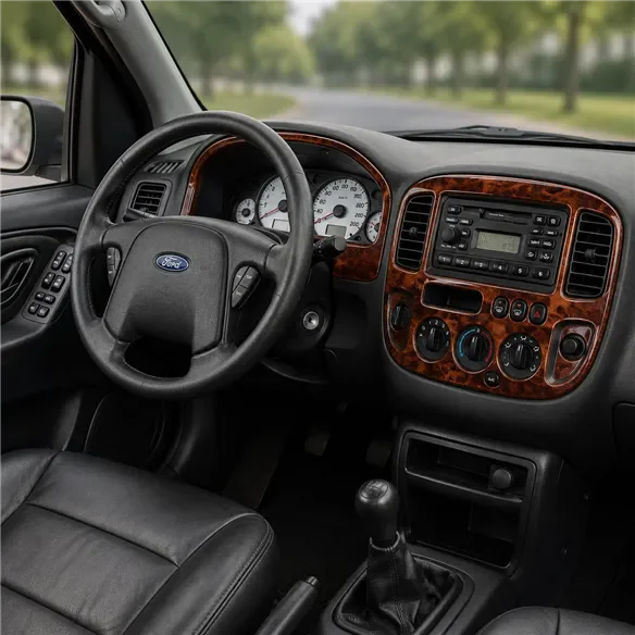 Ford Maverick 2001-heute 3D Cockpit Dekor Interieurleisten Set 6-teilig