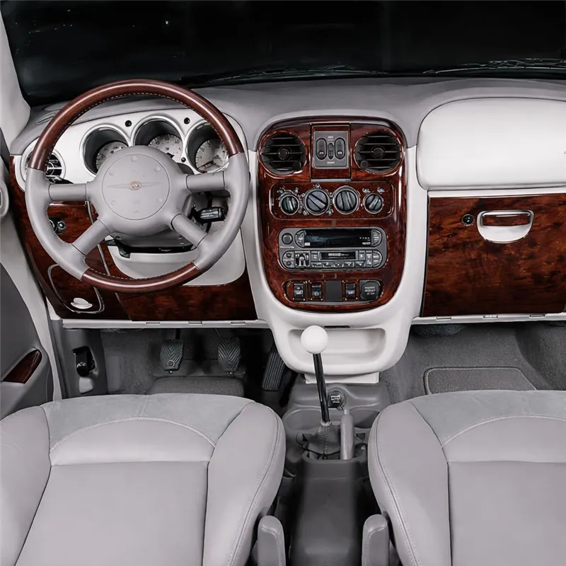 Chrysler PT Cruiser 2001-2005 set completo; con Power Mirrors; cambio automatico kit rivestimento cruscotto e interni 3D 24 pezz