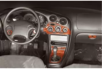 Hyundai Coupe 08.96-12.04 3M 3D Interior Dashboard Trim Kit Dash Trim Dekor 8-Parts