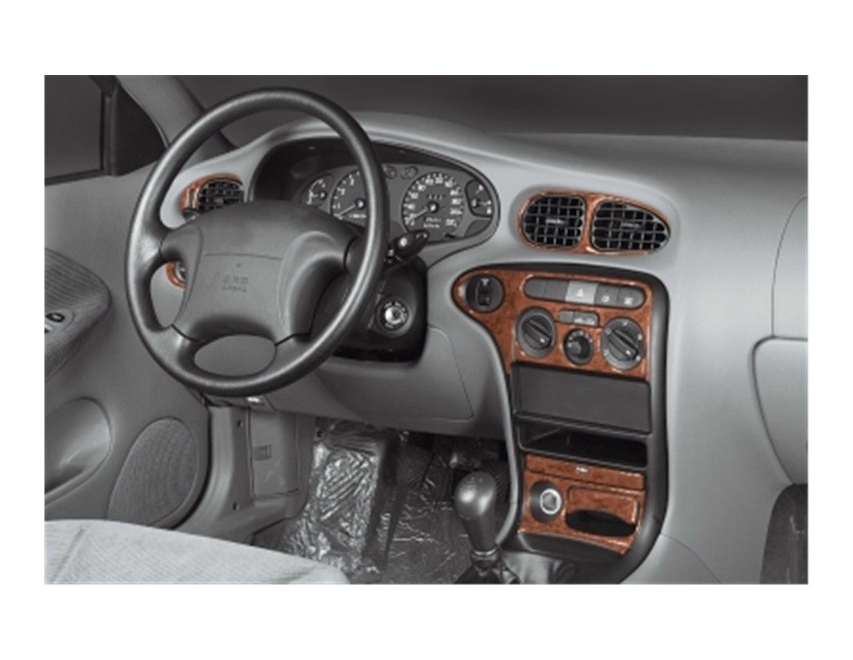 Hyundai Elantra 01.99-07.00 3M 3D Interior Dashboard Trim Kit Dash Trim Dekor 13-Parts