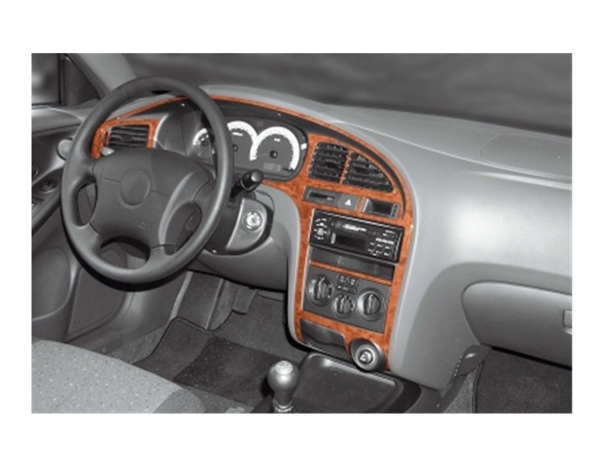 Hyundai Elantra 00-12.03 Mittelkonsole Armaturendekor Cockpit Dekor 8-Teilige - 1- Cockpit Dekor Innenraum