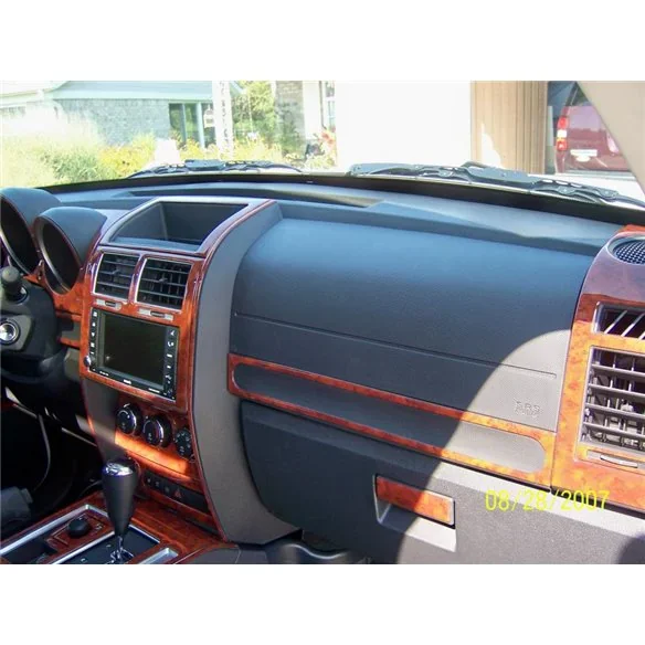 Dodge Nitro 2007-2012 3D dashboard trim kit, 74 parts