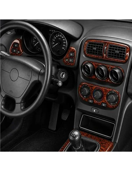 Alfa Romeo Spider GTV 1995+ 3D dashboard trim kit, 18 parts