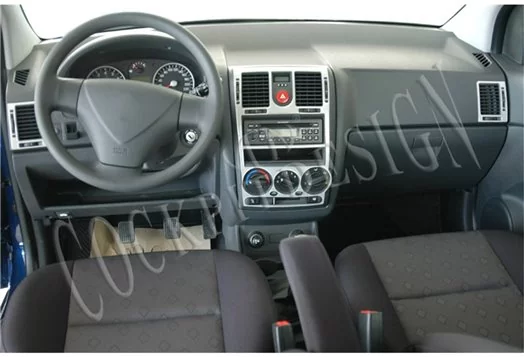 Hyundai Getz 09.02-08.05 3M 3D Interior Dashboard Trim Kit Dash Trim Dekor 4-Parts