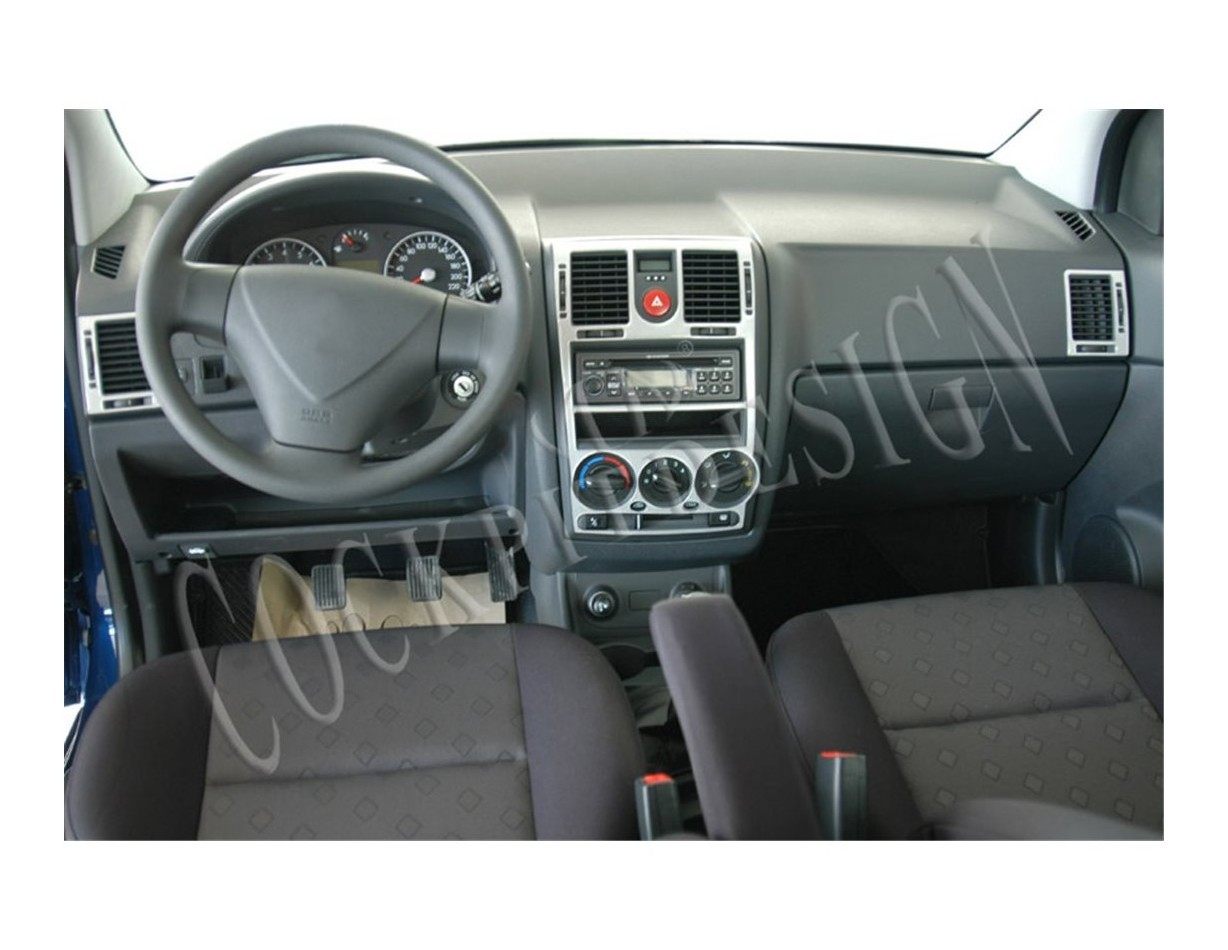 Hyundai Getz 09.02-08.05 3M 3D Interior Dashboard Trim Kit Dash Trim Dekor 4-Parts