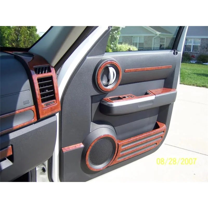Dodge Nitro 2007-2012 3D dashboard trim kit, 74 parts