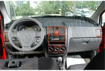 Hyundai Getz 09.05-12.10 3M 3D Interior Dashboard Trim Kit Dash Trim Dekor 4-Parts