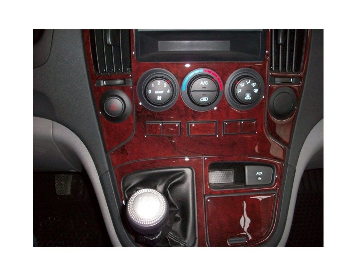 Hyundai H1 03.2008 3M 3D Interior Dashboard Trim Kit Dash Trim Dekor 17-Parts