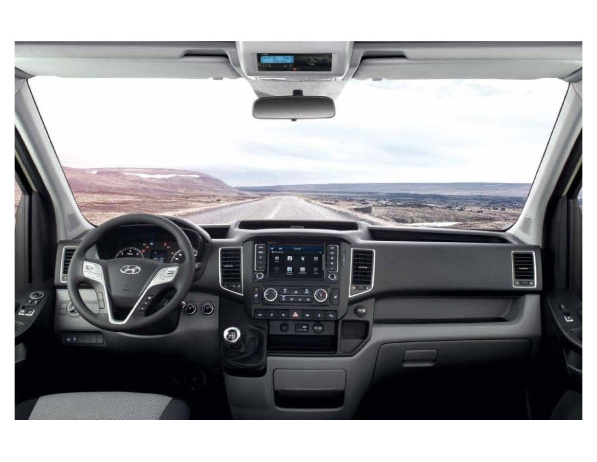 Hyundai H350 Van Solati 3D Inleg dashboard Interieurset aansluitend en pasgemaakt op he 9 -Teile