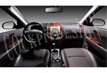 Hyundai I 30 09.2007 3M 3D Interior Dashboard Trim Kit Dash Trim Dekor 9-Parts
