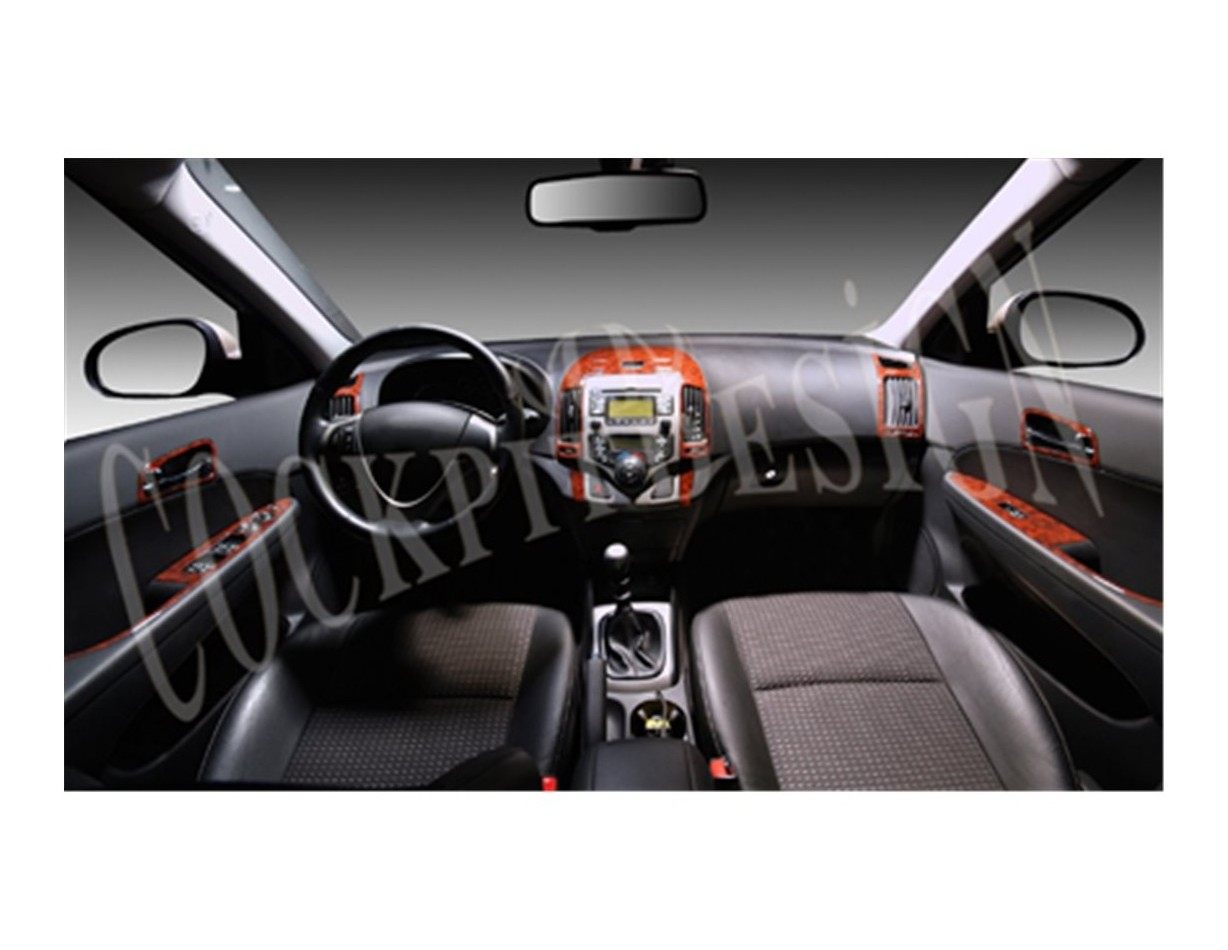Hyundai I 30 09.2007 3M 3D Interior Dashboard Trim Kit Dash Trim Dekor 9-Parts