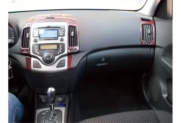 Hyundai I 30 Full Set 09.2007 3M 3D Interior Dashboard Trim Kit Dash Trim Dekor 18-Parts