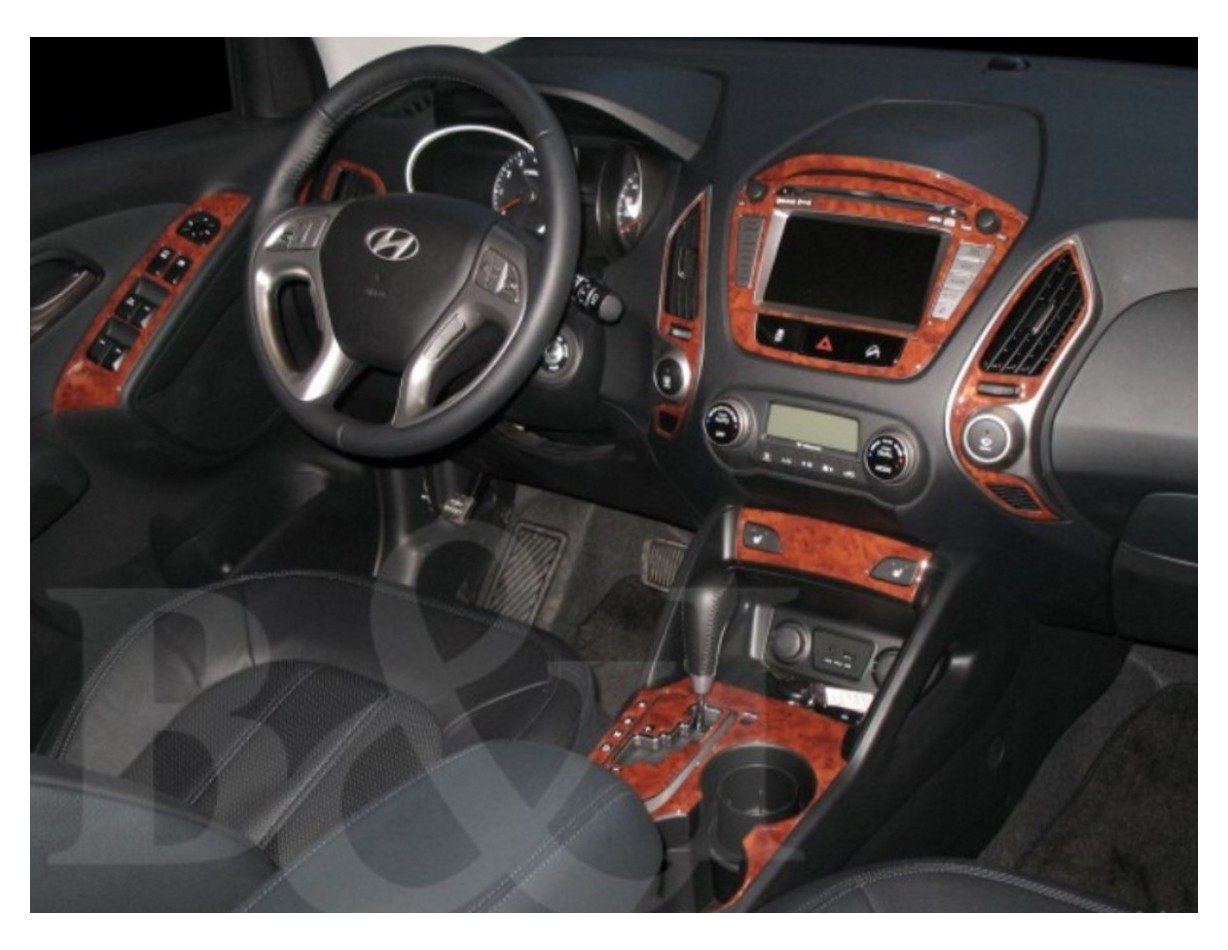 Hyundai ix35 2010-UP Basic Set, Without NAVI Interior BD Dash Trim Kit