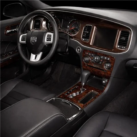 Dodge Challenger 2015-2023 3D Armaturenbrett-Dekor-Set, 24 Teile