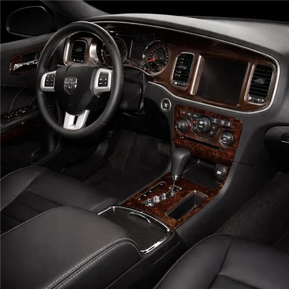 Dodge Challenger 2015-2023 3D Armaturenbrett-Dekor-Set, 24 Teile