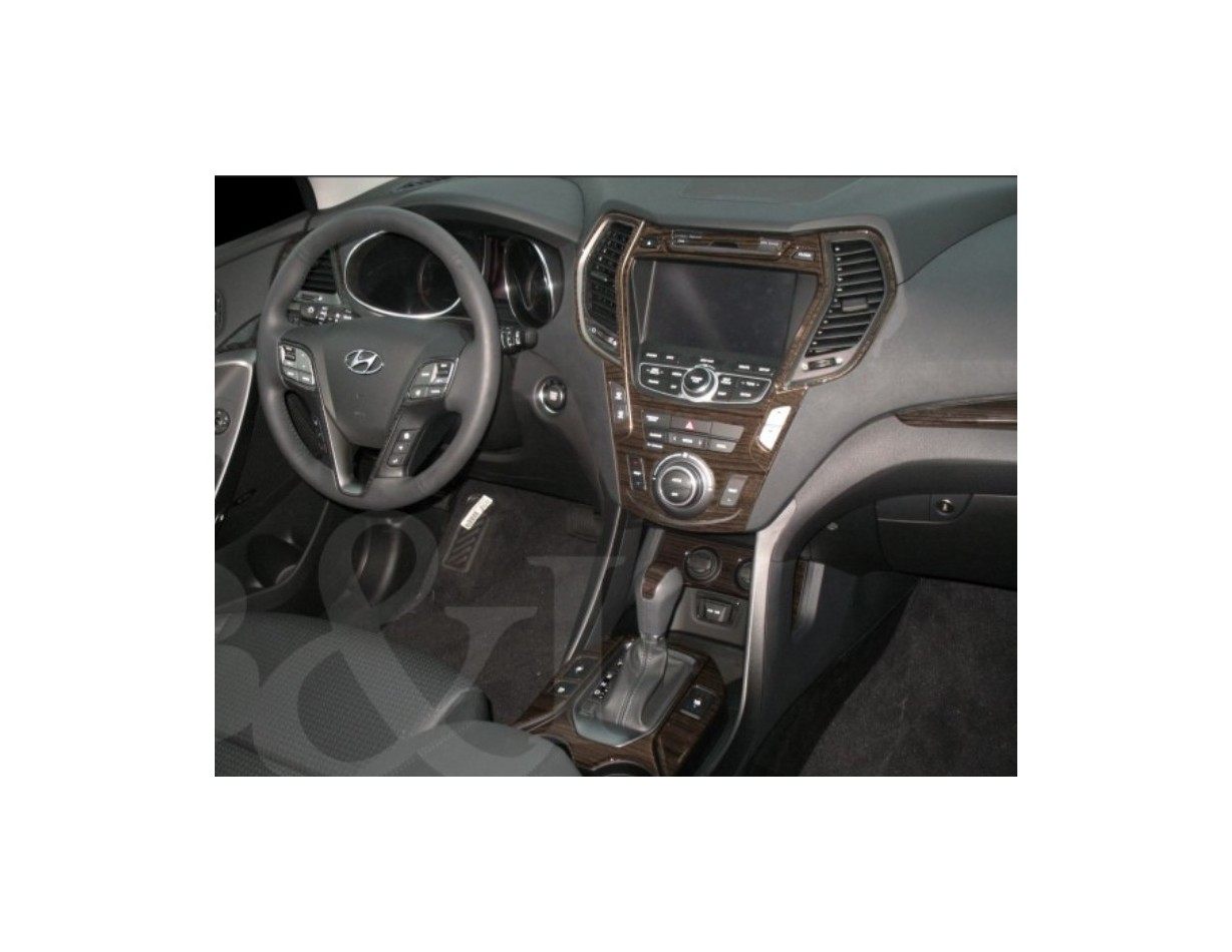 Hyundai Santa Fe 2013-UP Full Set, Without NAVI, Climate-Control With Display, Without 3 row seats BD Interieur Dashboard Bekled