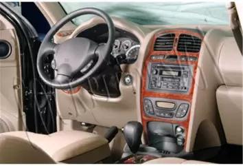 Hyundai Santafe 06.02-06.06 3D Decor de carlinga su interior del coche 9-Partes