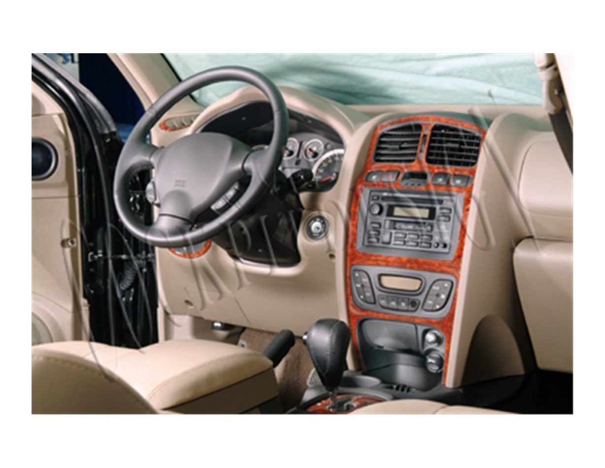 Hyundai Santafe 06.02-06.06 3M 3D Interior Dashboard Trim Kit Dash Trim Dekor 9-Parts