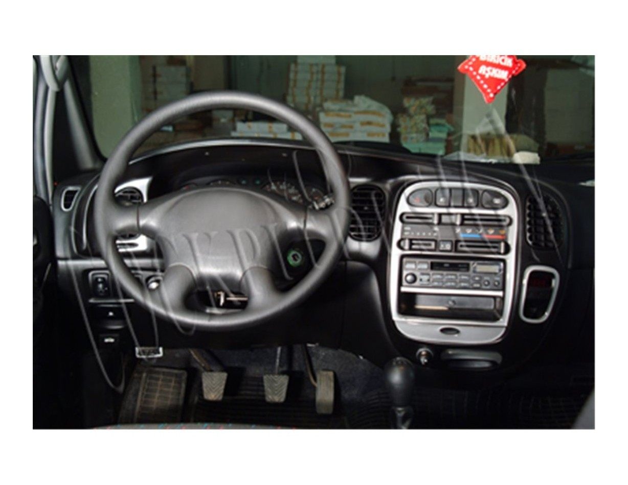 Hyundai Starex 01-07 Kit la décoration du tableau de bord 11-Pièce - 1 - habillage decor de tableau de bord