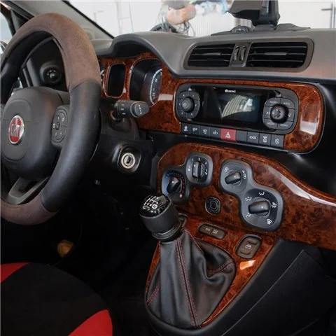 Fiat Panda 2013-2023 3D dashboard sierlijstset, 10 delen