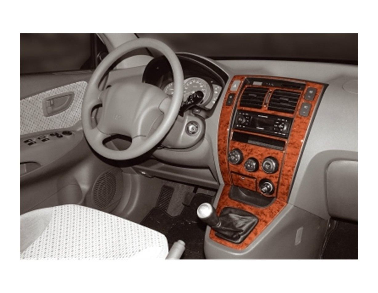 Hyundai Tucson 09.04-01.10 3M 3D Interior Dashboard Trim Kit Dash Trim Dekor 9-Parts