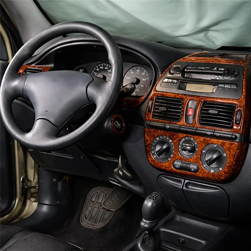 Fiat Brava-Marea 1995+ 3D Armaturenbrett-Dekor-Set, 8 Teile