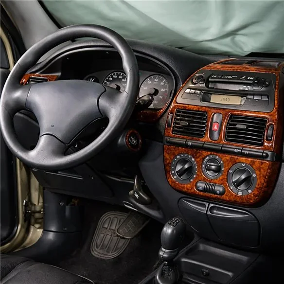 Fiat Brava-Marea 1995+ 3D dashboard trim kit, 8 parts