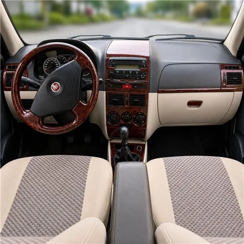 Fiat Albea 2005+ kit salpicadero 3D, 11 piezas