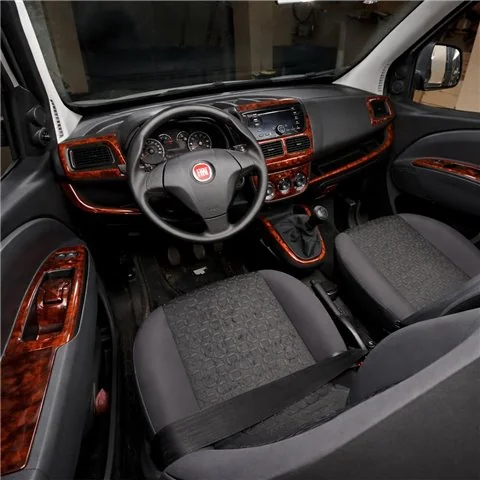 Fiat Doblo 2009+ kit salpicadero 3D, 27 piezas