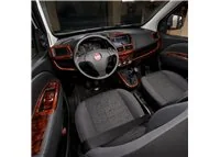 Fiat Doblo 2009+ 3D Armaturenbrett-Dekor-Set, 27 Teile