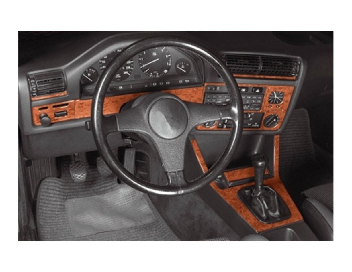 BMW 3 Series E30 1982-1994 Mittelkonsole Armaturendekor Cockpit Dekor 11-Teilige - 1- Cockpit Dekor Innenraum