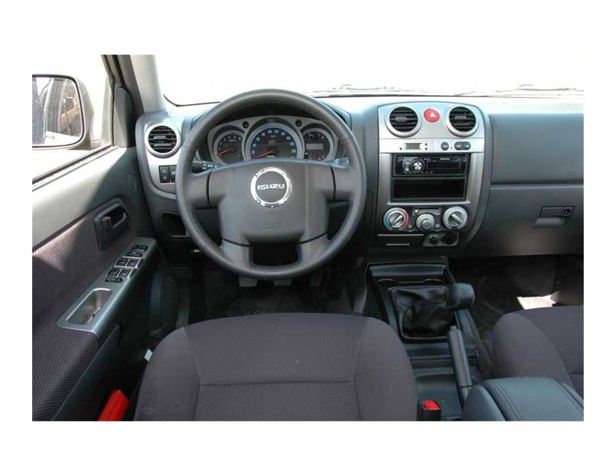 Isuzu D-Max 4X2-4X4 07-12 Kit la décoration du tableau de bord 19-Pièce - 1 - habillage decor de tableau de bord