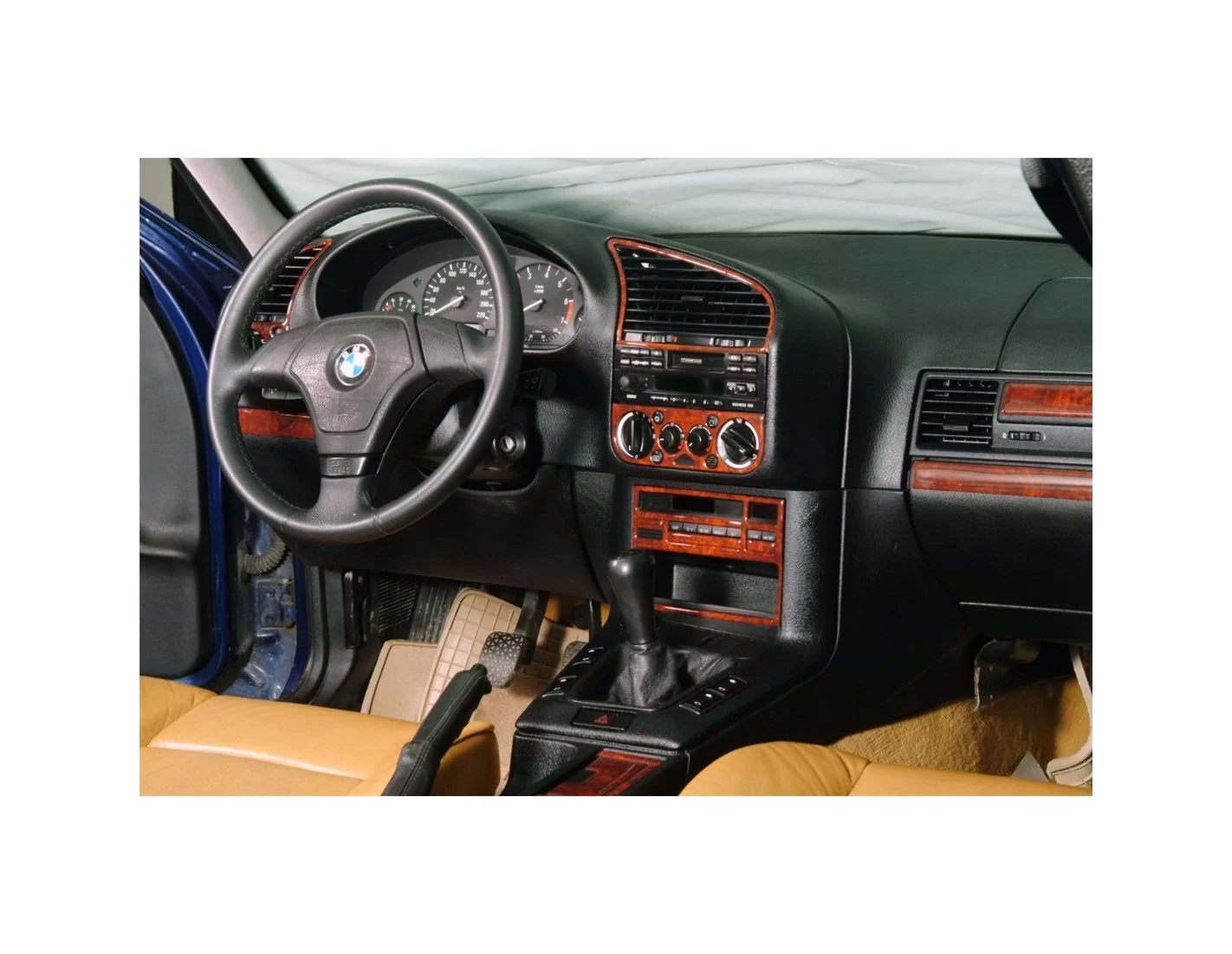 BMW 3 Series E36 01.91-04.98 3M 3D Interior Dashboard Trim Kit Dash Trim Dekor 20-Parts