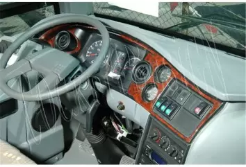 Isuzu Turkuaz 01.2005 3D Decor de carlinga su interior del coche 2-Partes