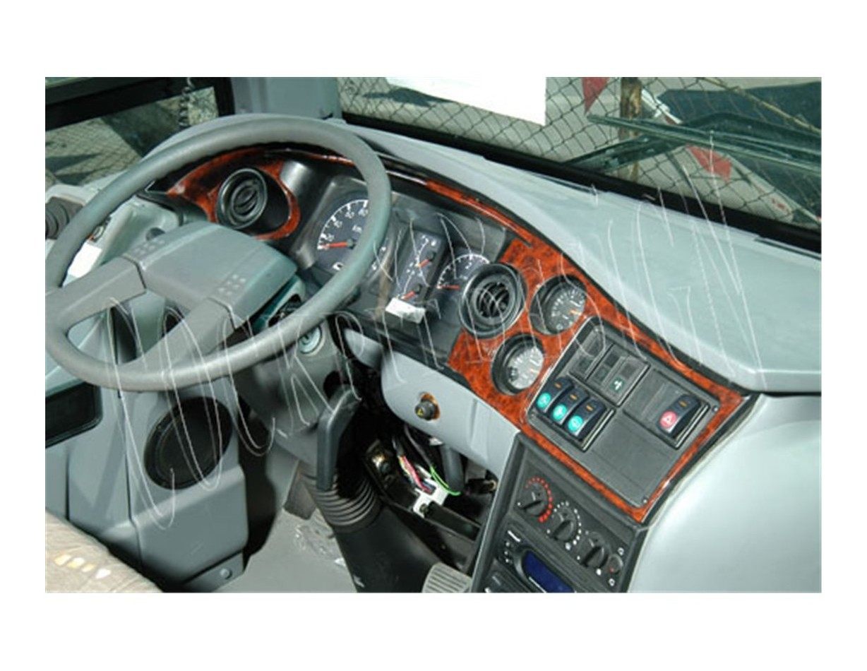 Isuzu Turkuaz 2005 Kit la décoration du tableau de bord 2-Pièce - 1 - habillage decor de tableau de bord