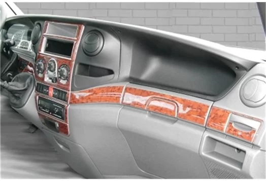 Iveco Daily 01.2007 3D Decor de carlinga su interior del coche 29-Partes