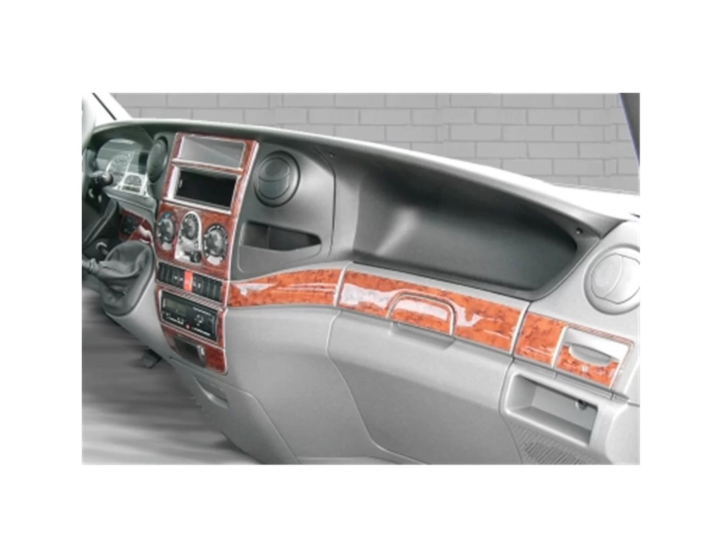 Iveco Daily 01.2007 3M 3D Interior Dashboard Trim Kit Dash Trim Dekor 29-Parts