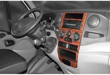 Iveco Daily 01.2007 3M 3D Interior Dashboard Trim Kit Dash Trim Dekor 7-Parts