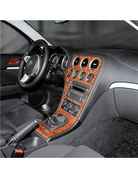 Alfa Romeo 159 2005+ kit salpicadero 3D, 8 piezas