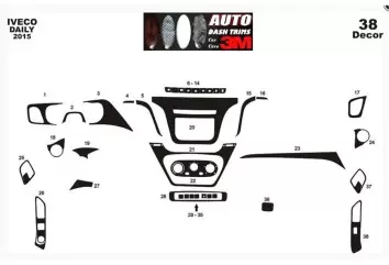 Iveco Daily 07.2014 3D Decor de carlinga su interior del coche 38-Partes