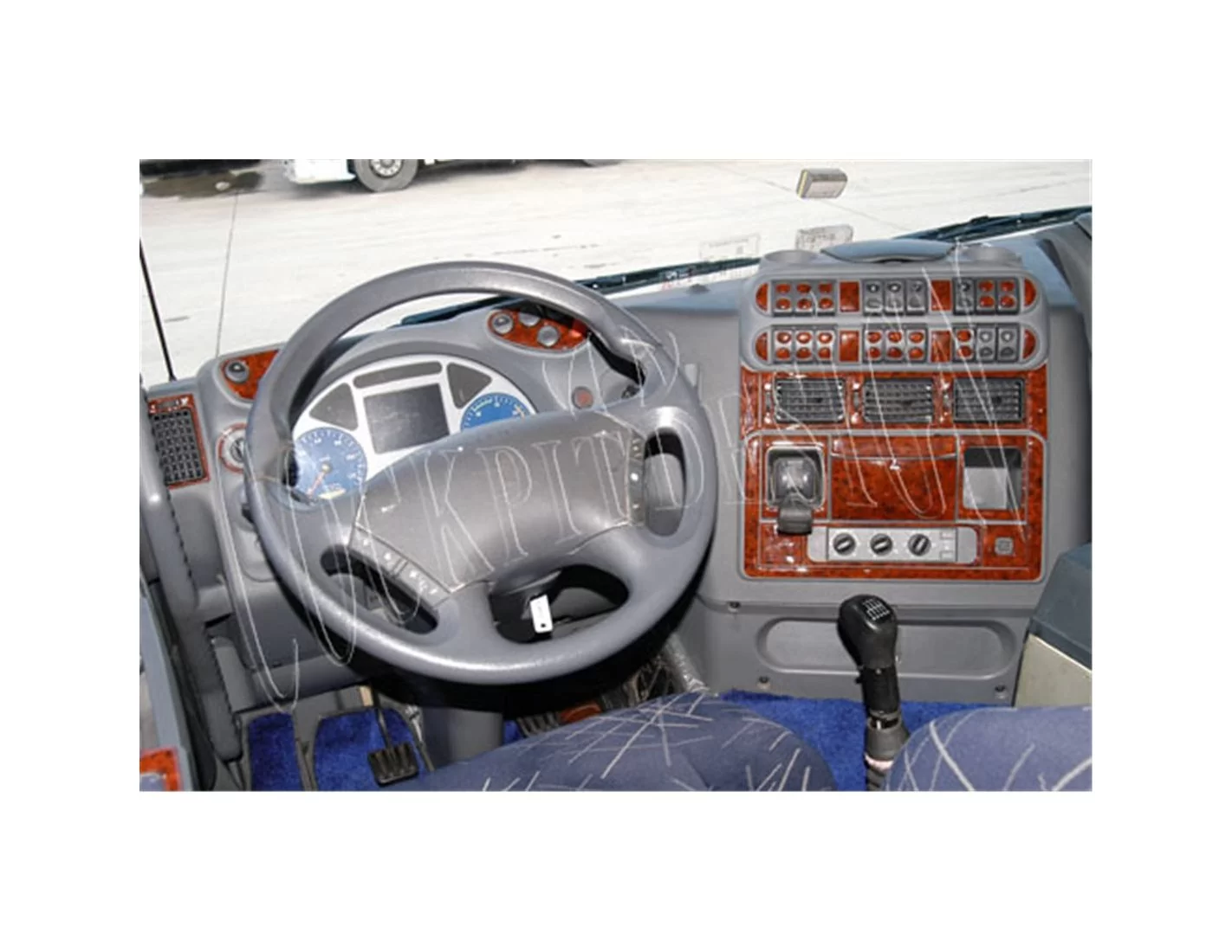 Iveco Stralis 06.02-01.07 3M 3D Interior Dashboard Trim Kit Dash Trim Dekor 73-Parts