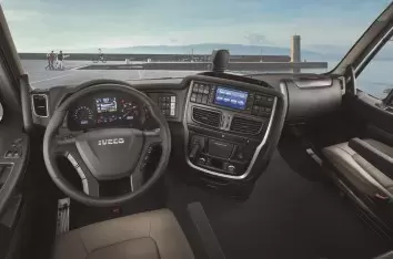 IVECO STRALIS HI-WAY 2015 3D Decor de carlinga su interior del coche 45-Partes