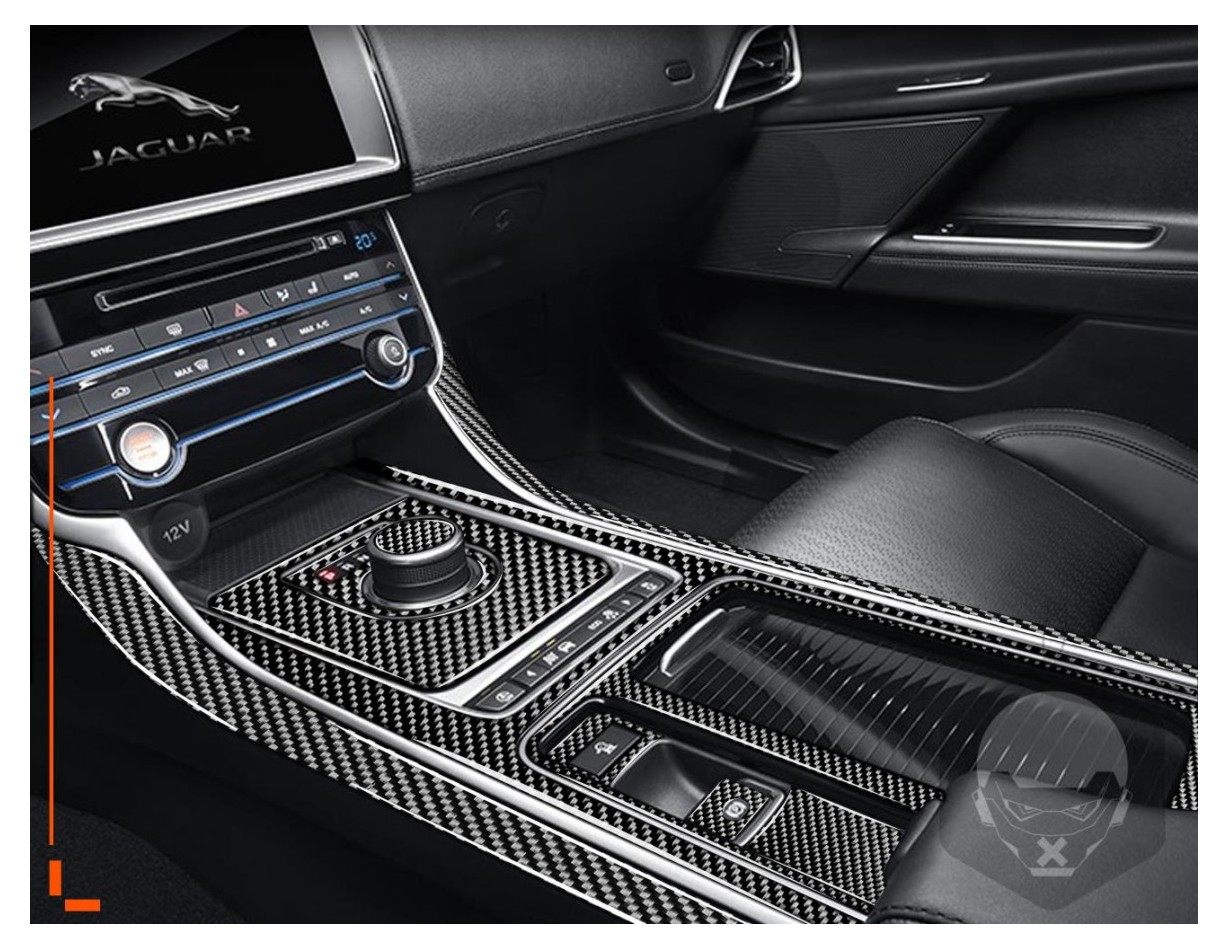 Jaguar F-PACE 2017-UP Full Set Interior Dash Trim Kit 52 Parts