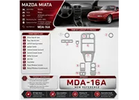 Mazda Miata 1990-1993 juego completo kit de molduras interiores para salpicadero