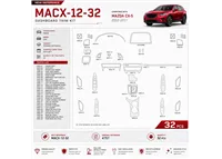 Mazda CX5 2012-2017 kit de molduras interiores para salpicadero 32 piezas